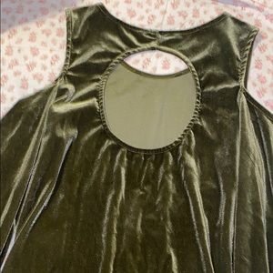 Velvet cut out bodysuit!